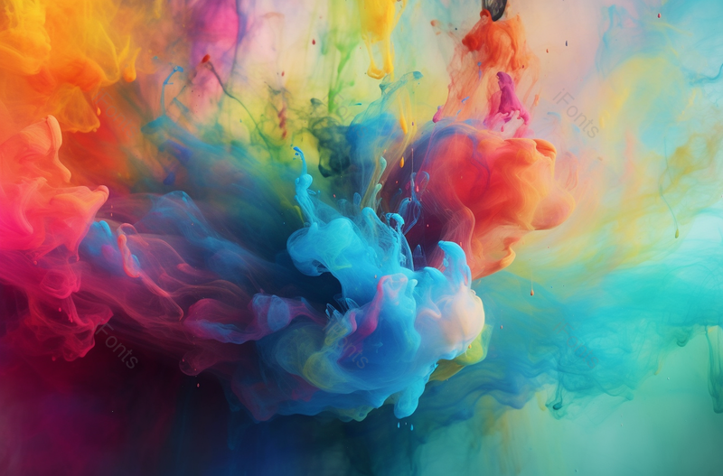 色彩喷雾小清新配色背景,插画/手绘图,插画/手绘图库,插画/手绘图下载,插画/手绘